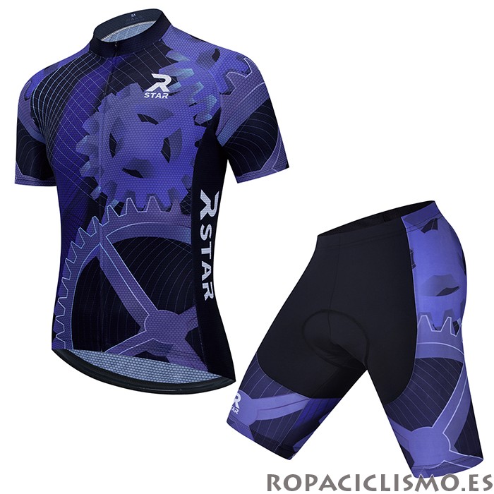 2021 Maillot R Star Tirantes Mangas Cortas Violeta